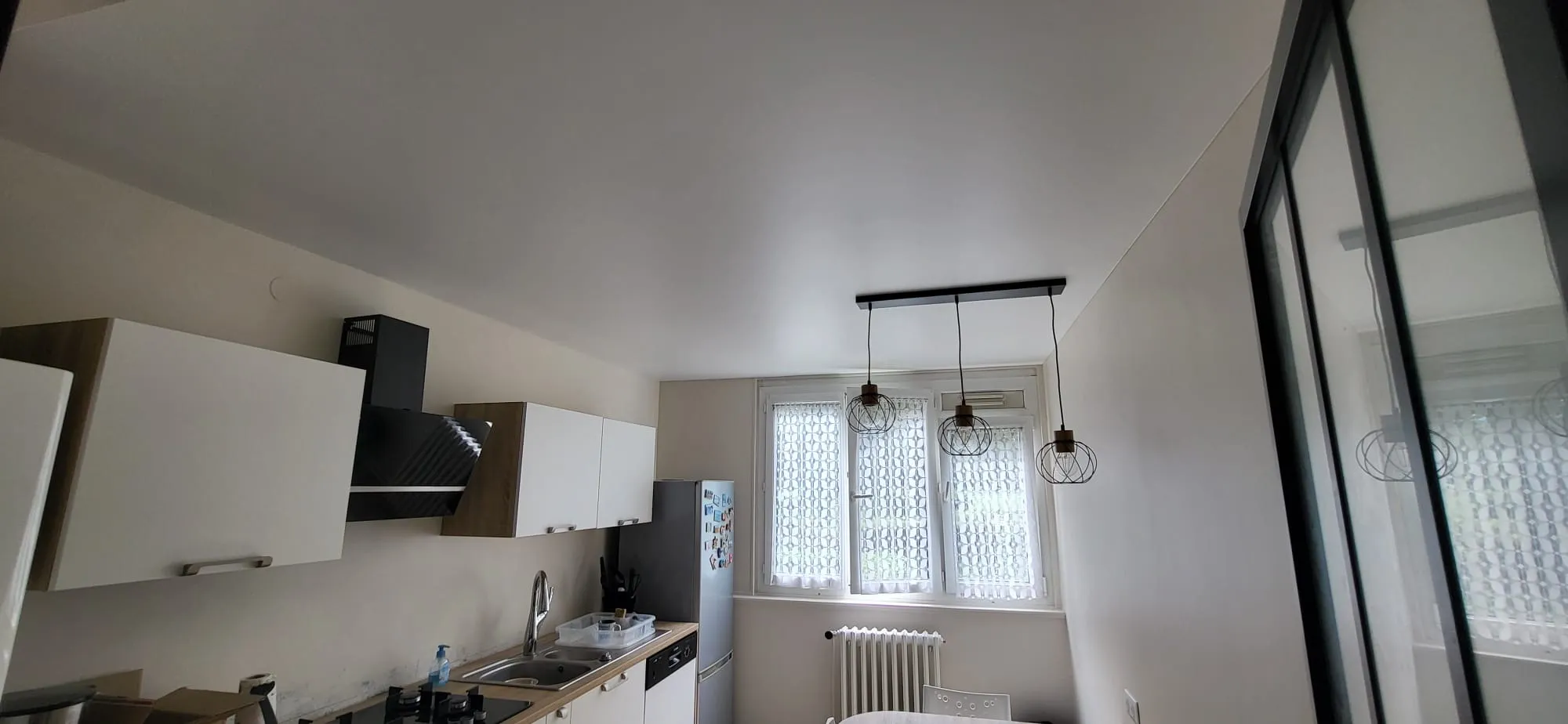 plafond tendu satiné